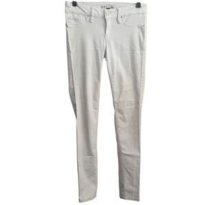 ymi jeggings womens medium white stretch
